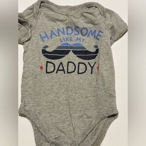 GAP Gray Bodysuit - Handsome Like My Daddy